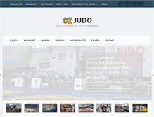 Tablet Screenshot of oz-judo.pl